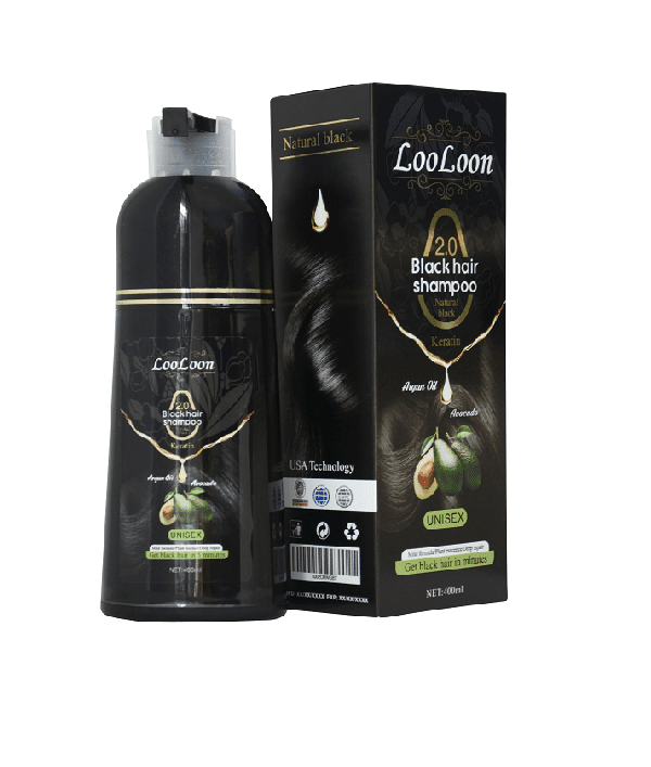 Black hair shampoo Black hair dye shampoo