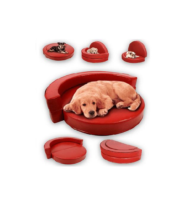 LuDog-sofa-Cover-smal.png Luxury Dog Bed: 4-in-1 Dog Couch Luxury Dog Sofa Bed for Small and Big Dogs, Deluxe Split Leather Dog Sofa for Large Dogs as Well As Small and Medium Dogs, Elegant Pet Dog Sofa Bed from - Image 1